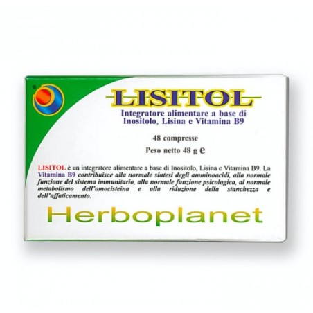 Herboplanet Lisitol Integratore 48 compresse Herboplanet Lisitol Integratore 48 compresse