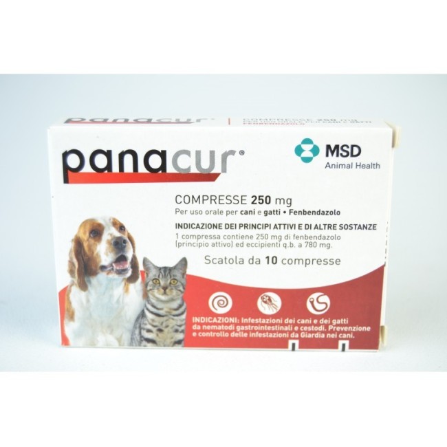 MSD Animal Health Panacur 10 compresse Cani e Gatti MSD Animal Health Panacur 10 compresse Cani e Gatti