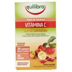 Equilibra Vitamina C 100% Naturale Integratore 30 capsule