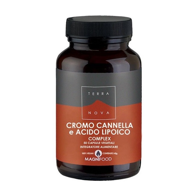 Forlive Terranova Cromo Cannella Acido Lipoico Integratore 50 capsule