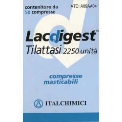 Italchimici Lacdigest 50 Compresse per intolleranza lattosio  2250u