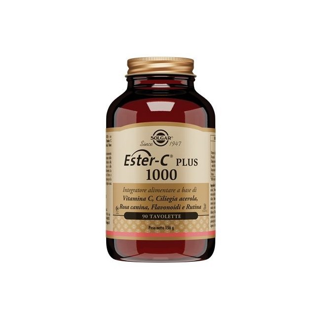 Solgar Ester c plus 1000 90 tavolette integratore di vitamina C Solgar Ester c plus 1000 90 tavolette integratore di vitamina C