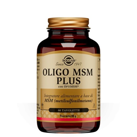 Solgar Oligo Msm Plus 60tavolette 4 Pezzi