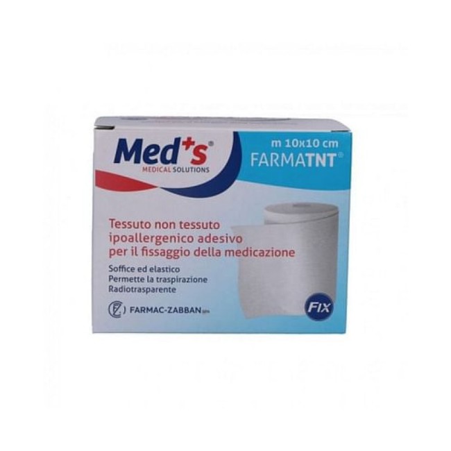 Farmac-zabban Cerotto Meds Tessuto Non Tessuto Fix Ipoallergenico Adesivo 1000x10cm