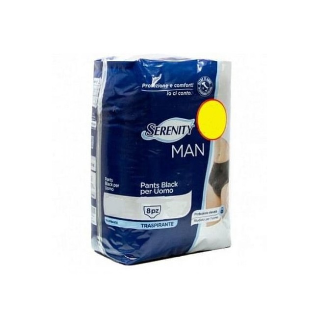 Pannolone Serenity Pants Man L Extra mutanda assorbente 8 Pezzi Pannolone Serenity Pants Man L Extra mutanda assorbente 8 Pezzi