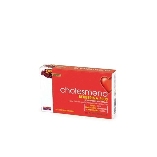 Vital Factors Cholesmeno Berberina Plus Integratore 30 capsule Vital Factors Cholesmeno Berberina Plus Integratore 30 capsule