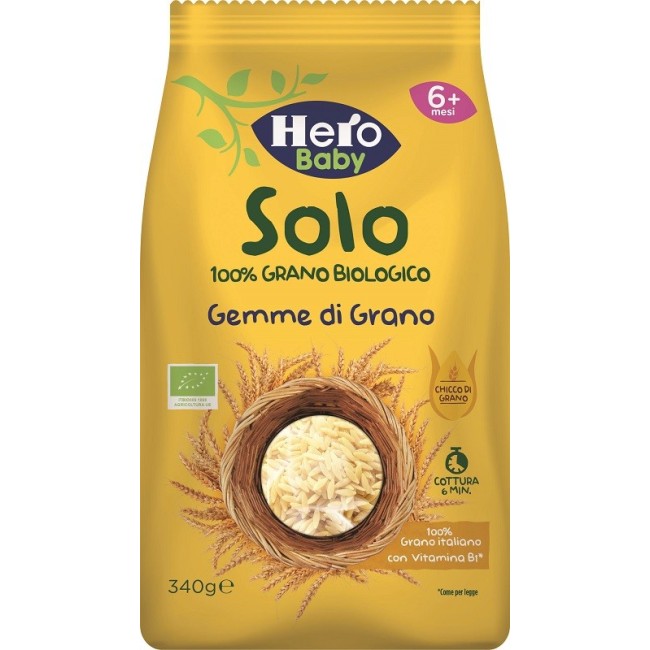 Hero Baby Pastina Gemme Di Grano Bio 6mesi+ 340 gr Hero Baby Pastina Gemme Di Grano Bio 6mesi+ 340 gr