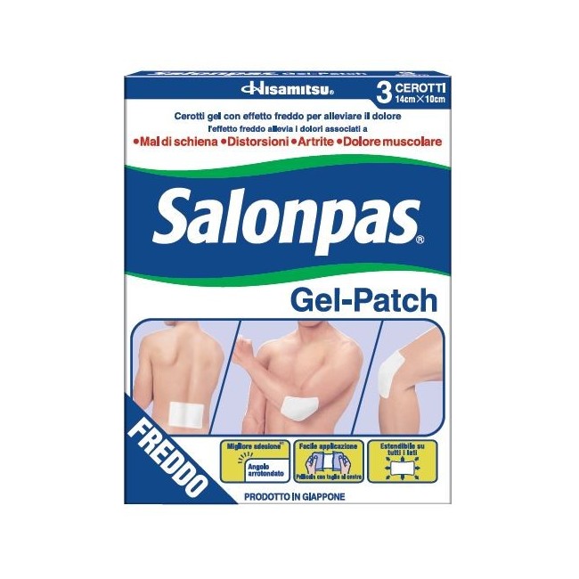 GPP Health Salonpas Gel Patch 3 cerotti 14x10cm