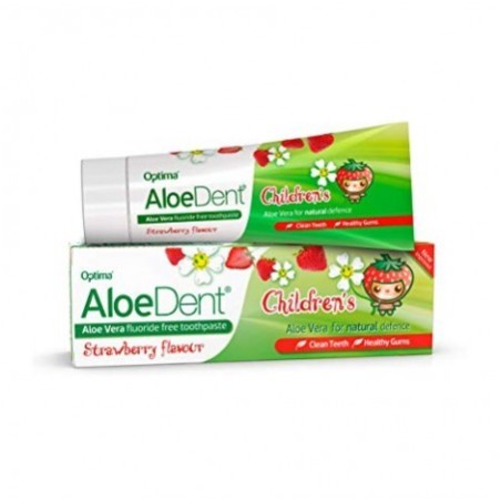 Optima Naturals AloeDent Children Dentifricio Strawberry 50ml Optima Naturals AloeDent Children Dentifricio Strawberry 50ml