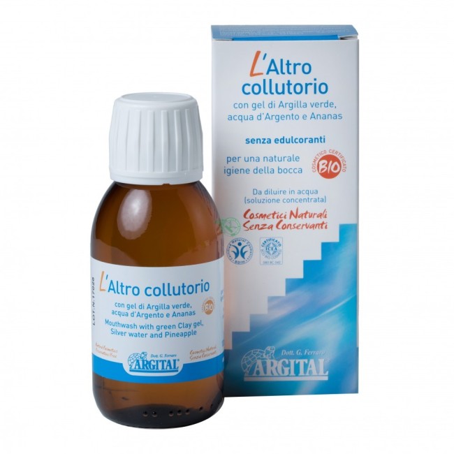 Argital L'altro Collutorio Bio Argilla Verde e Ananas 100 Ml Argital L'altro Collutorio Bio Argilla Verde e Ananas 100 Ml