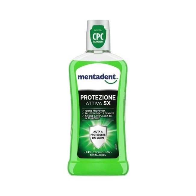 Mentadent Collutorio Protezione Attiva 5x 400 ml Mentadent Collutorio Protezione Attiva 5x 400 ml