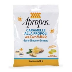 Apropos Caramelle Limone Zenzero Cuore di Miele 50 gr