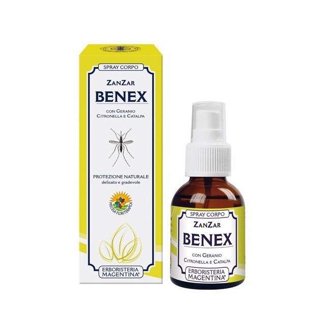 Erboristeria Magentina Zanzar Benex Spray Corpo 50 ml Erboristeria Magentina Zanzar Benex Spray Corpo 50 ml