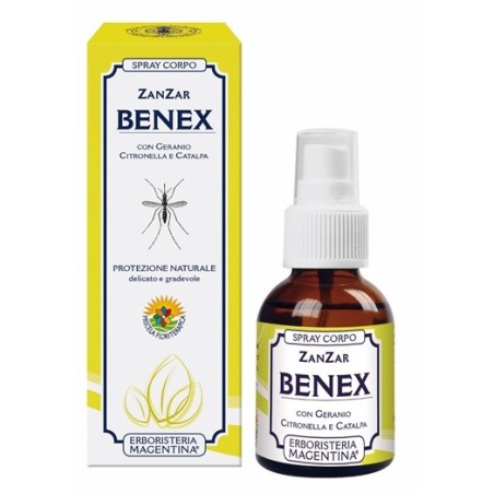 Erboristeria Magentina Zanzar Benex Spray Corpo 50 ml Erboristeria Magentina Zanzar Benex Spray Corpo 50 ml