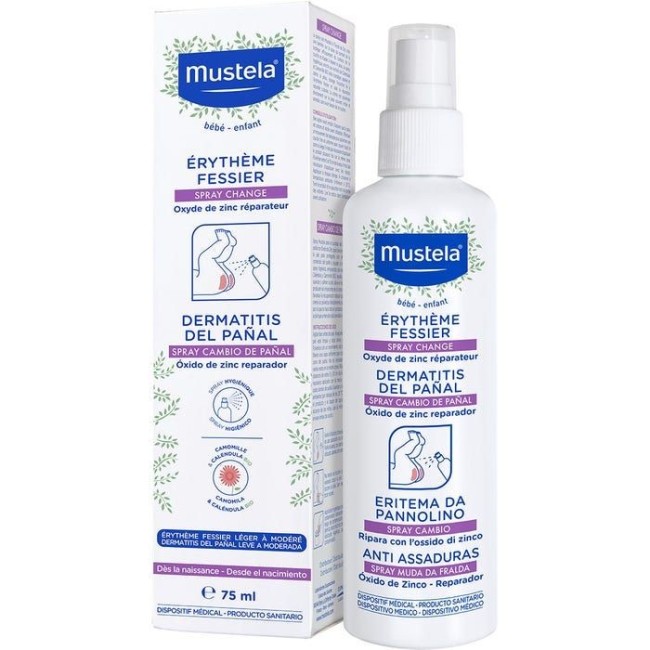 Mustela Spray Cambio Pannolino Ossido Zinco 75 ml Mustela Spray Cambio Pannolino Ossido Zinco 75 ml