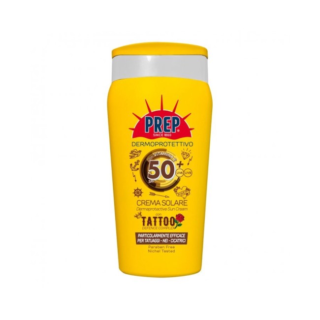 Prep Dermoprotettivo Crema Solare Tattoo Spf50+ 200 ml Prep Dermoprotettivo Crema Solare Tattoo Spf50+ 200 ml