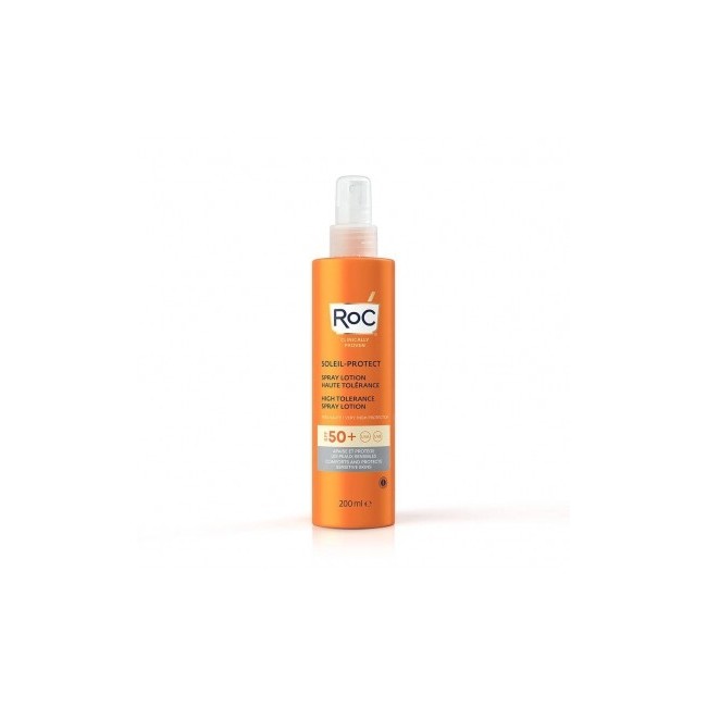 Roc Lozione Spray Solare Corpo Spf50+ Alta Tollerabilità 200ml Roc Lozione Spray Solare Corpo Spf50+ Alta Tollerabilità 200ml