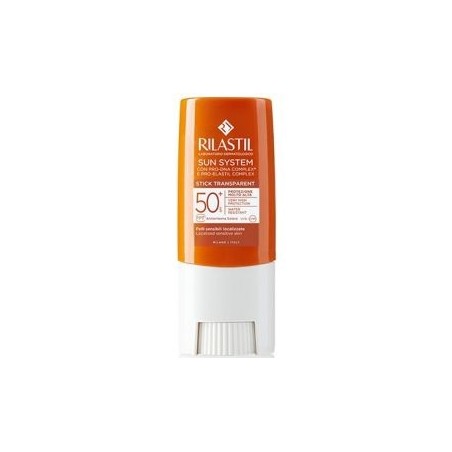 Rilastil Sun System 50+ Stick Trasparente Labbra 4ml Rilastil Sun System 50+ Stick Trasparente Labbra 4ml