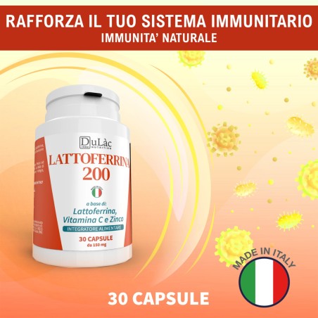 Dulac Lattoferrina Integratore 30 capsule Dulac Lattoferrina Integratore 30 capsule