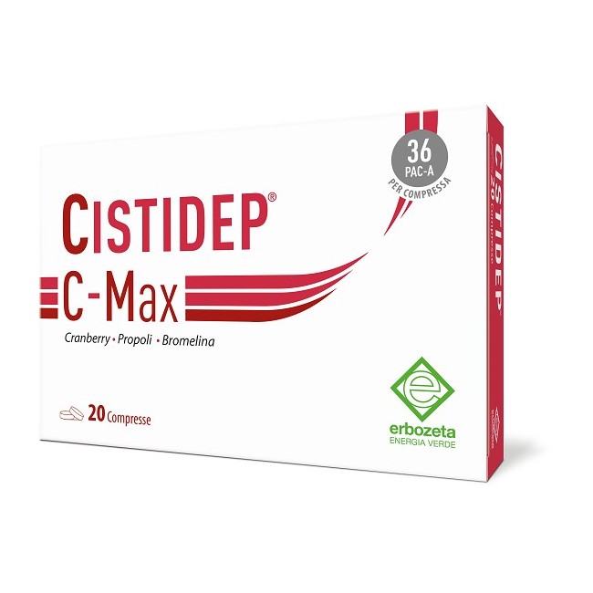 Erbozeta Cistidep c-max 20 compresse per le vie urinarie