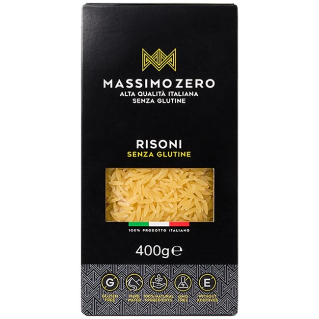 Massimo Zero Risoni Pasta Senza Glutine 400 gr Massimo Zero Risoni Pasta Senza Glutine 400 gr