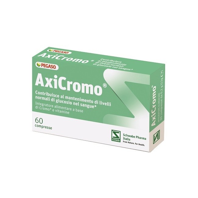 Schwabe Axicromo 60 compresse integratore di cromo picolinato Schwabe Axicromo 60 compresse integratore di cromo picolinato