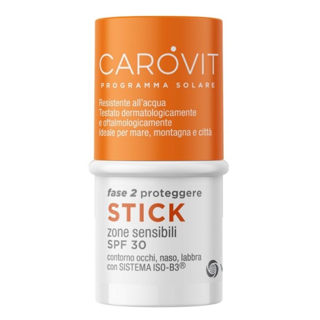 Carovit programma solare stick trasparente spf 30 4 ml