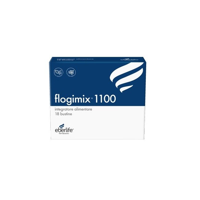 Erbelife farmaceutici Flogimix 1100 integratore 18 bustine Erbelife farmaceutici Flogimix 1100 integratore 18 bustine