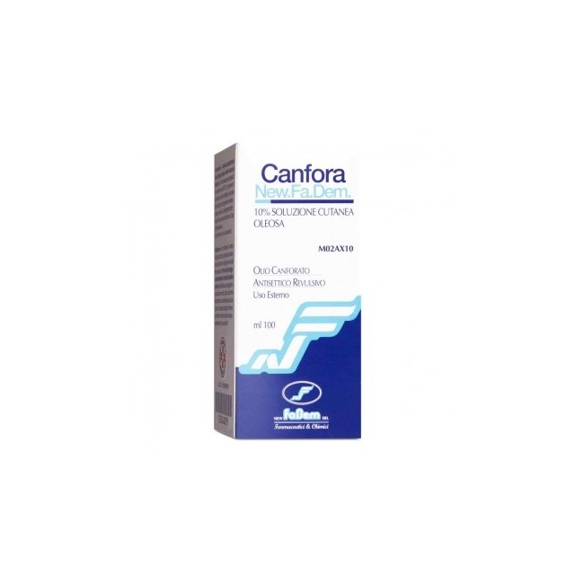 Canfora Newfadem*10% Soluzione Oleosa 100ml Canfora Newfadem*10% Soluzione Oleosa 100ml