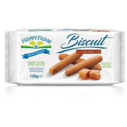 Happy Farm Biscuit Caramello Senza Glutine 120 G