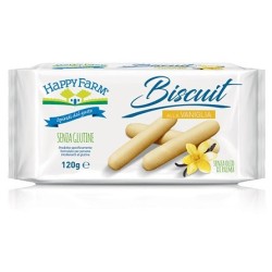 Happy Farm Biscuit Vaniglia Senza glutine 120 G