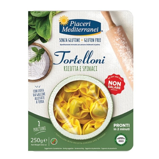 Piaceri Mediterranei Tortelloni Ricotta Spinaci 250g Piaceri Mediterranei Tortelloni Ricotta Spinaci 250g