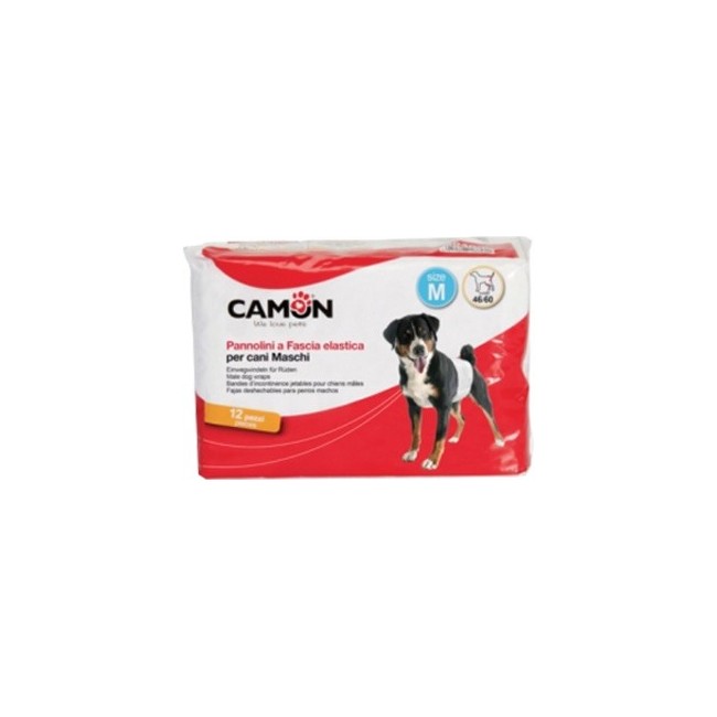 Camon Pannolini A Fascia Cani Maschi Misura 1 12 Pezzi Camon Pannolini A Fascia Cani Maschi Misura 1 12 Pezzi