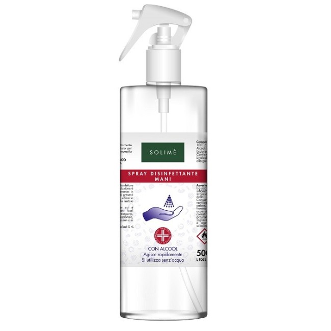 Solime' Spray Disinfettante Mani 500 Ml Solime' Spray Disinfettante Mani 500 Ml