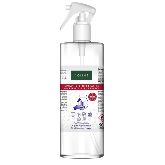 Solime' Spray Disinfettante Multiuso 500 Ml Solime' Spray Disinfettante Multiuso 500 Ml