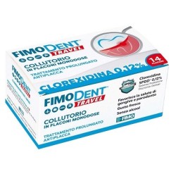 Fimodent Travel Collutorio Clorexidina 0,12% 14 Flaconcini 10 Ml