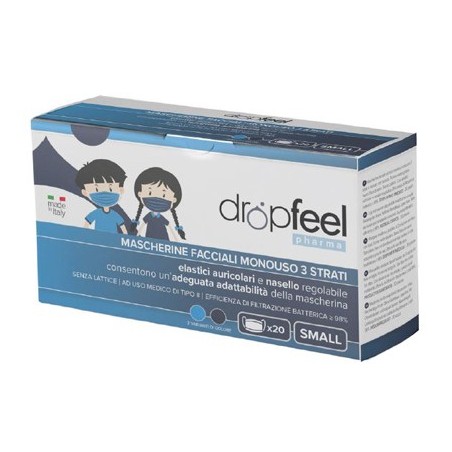 Difar Distribuzione Mascherina Uso Medico Small blu 20 Pezzi Difar Distribuzione Mascherina Uso Medico Small blu 20 Pezzi