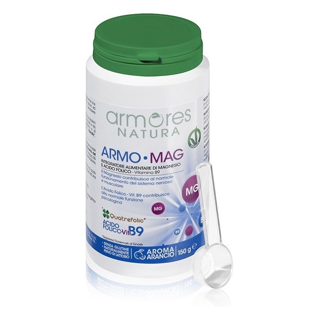 Armores Armo-mag polvere di magnesio e acido folico 150 G