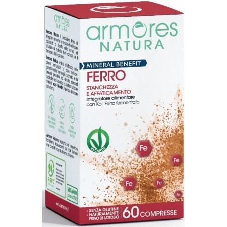 Armores Mineral Benefit Ferro integratore 60 Compresse Armores Mineral Benefit Ferro integratore 60 Compresse