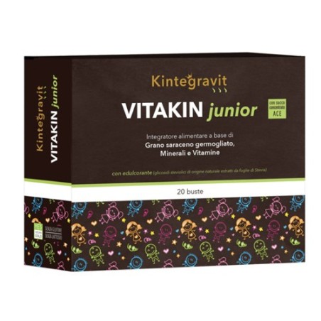 Sitar Italia Vitakin Junior integratore 20 Bustine Kintegravit Sitar Italia Vitakin Junior integratore 20 Bustine Kintegravit