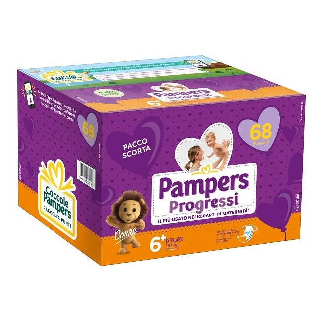 Fater Pannolini Quadripack Pampers Progressi Xl 68 Pezzi Fater Pannolini Quadripack Pampers Progressi Xl 68 Pezzi