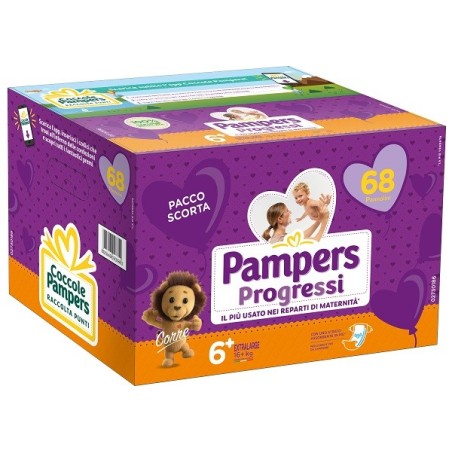 Fater Pannolini Quadripack Pampers Progressi Xl 68 Pezzi Fater Pannolini Quadripack Pampers Progressi Xl 68 Pezzi