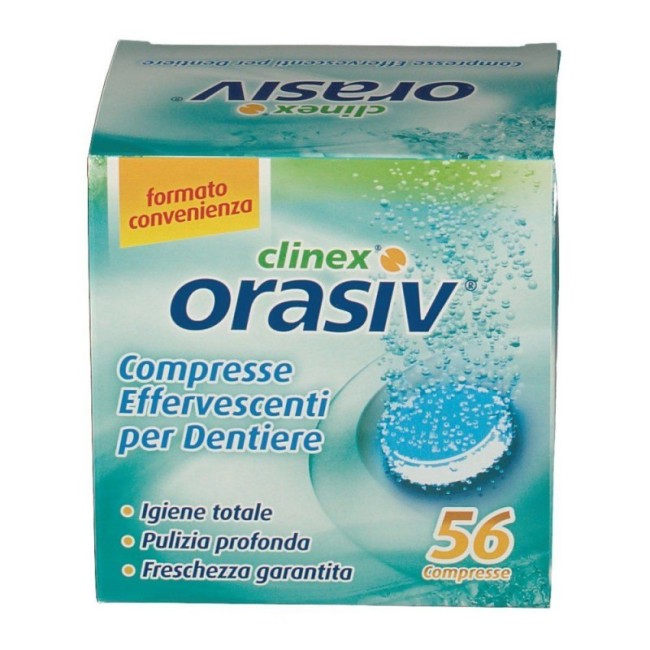 Orasiv Clinex 56 Compresse Effervescenti Orasiv Clinex 56 Compresse Effervescenti