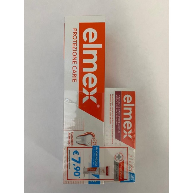 Elmex Protezione Carie Dentifricio promo 100 ml + 20 ml Elmex Protezione Carie Dentifricio promo 100 ml + 20 ml