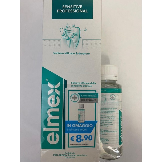 Elmex Sensitive Professional Collutorio Promo 400 ml + 100 ml Elmex Sensitive Professional Collutorio Promo 400 ml + 100 ml