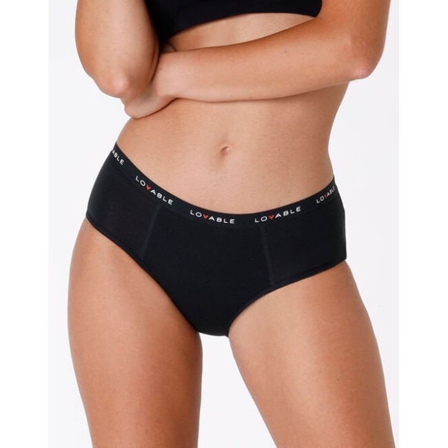 Lovable slip flusso abbondante nero misura media Lovable slip flusso abbondante nero misura media