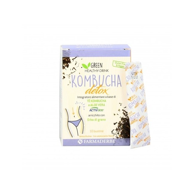 Farmaderbe Kombucha Detox 10 bustine Farmaderbe Kombucha Detox 10 bustine