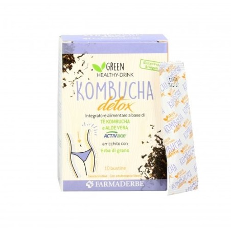 Farmaderbe Kombucha Detox 10 bustine Farmaderbe Kombucha Detox 10 bustine