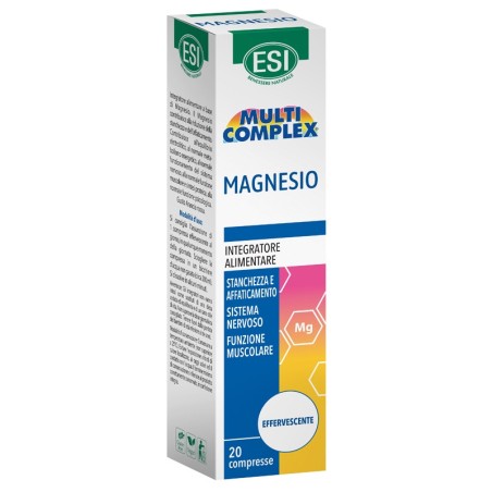 Esi Multicomplex Magnesio Integratore 20 compresse effervescenti Esi Multicomplex Magnesio Integratore 20 compresse effervescenti