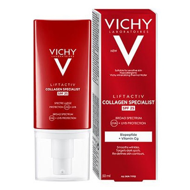 Vichy Liftactive collagen specialist anti macchie spf25 crema 50 ml Vichy Liftactive collagen specialist anti macchie spf25 crema 50 ml